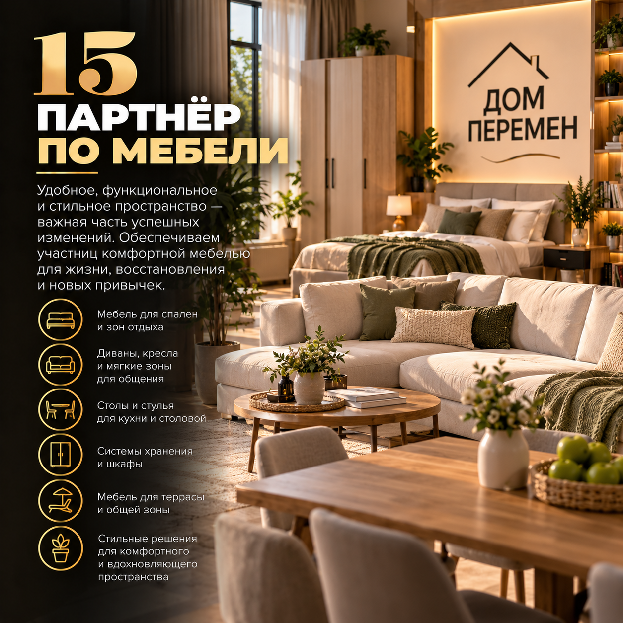 15 — Партнёр по мебели