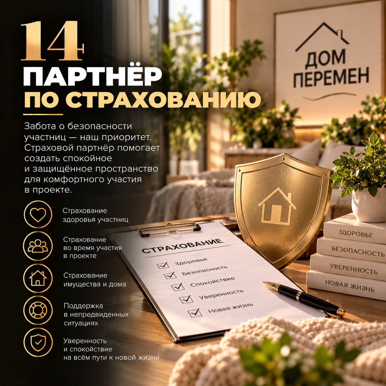 14 — Партнёр по страхованию