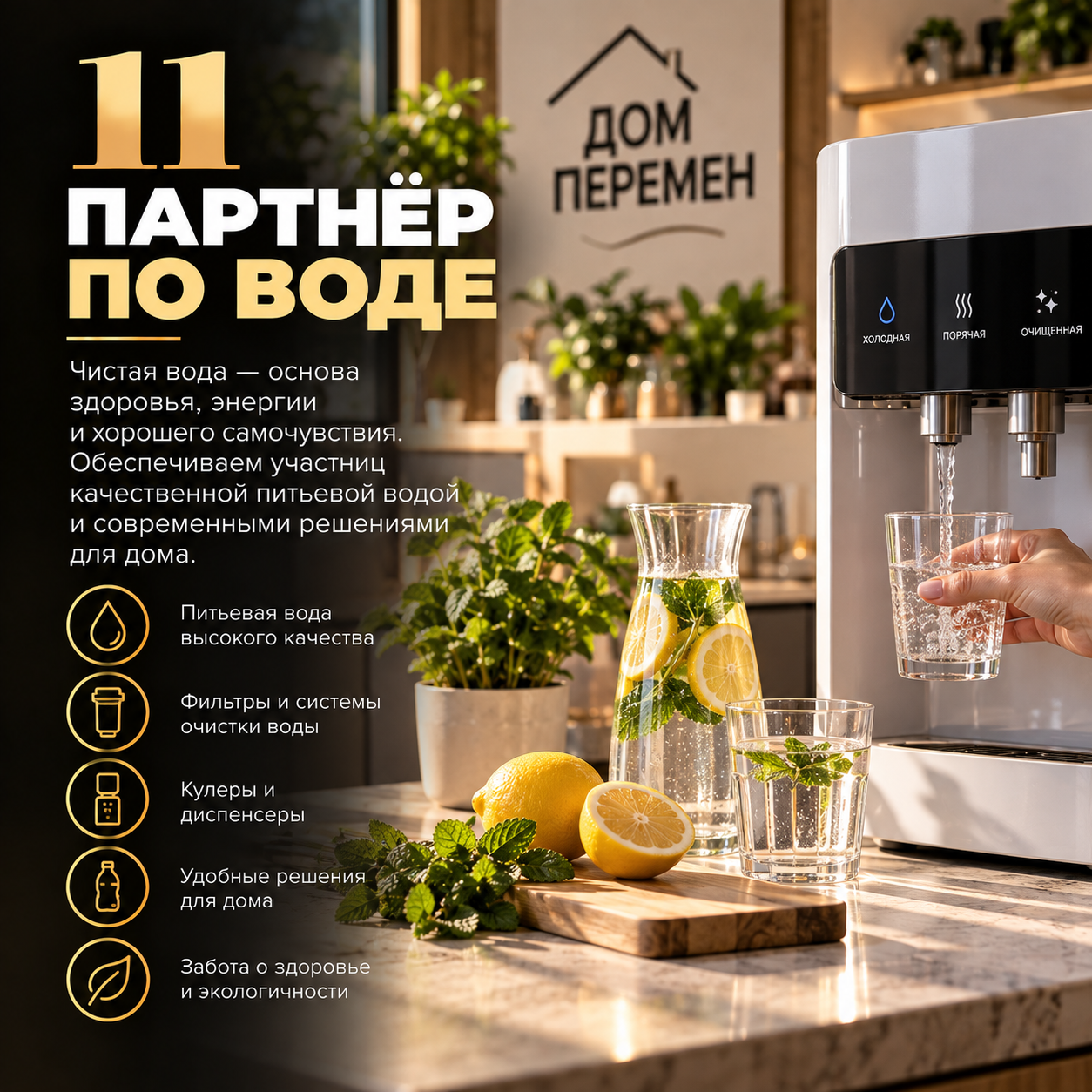11 — Партнёр по воде